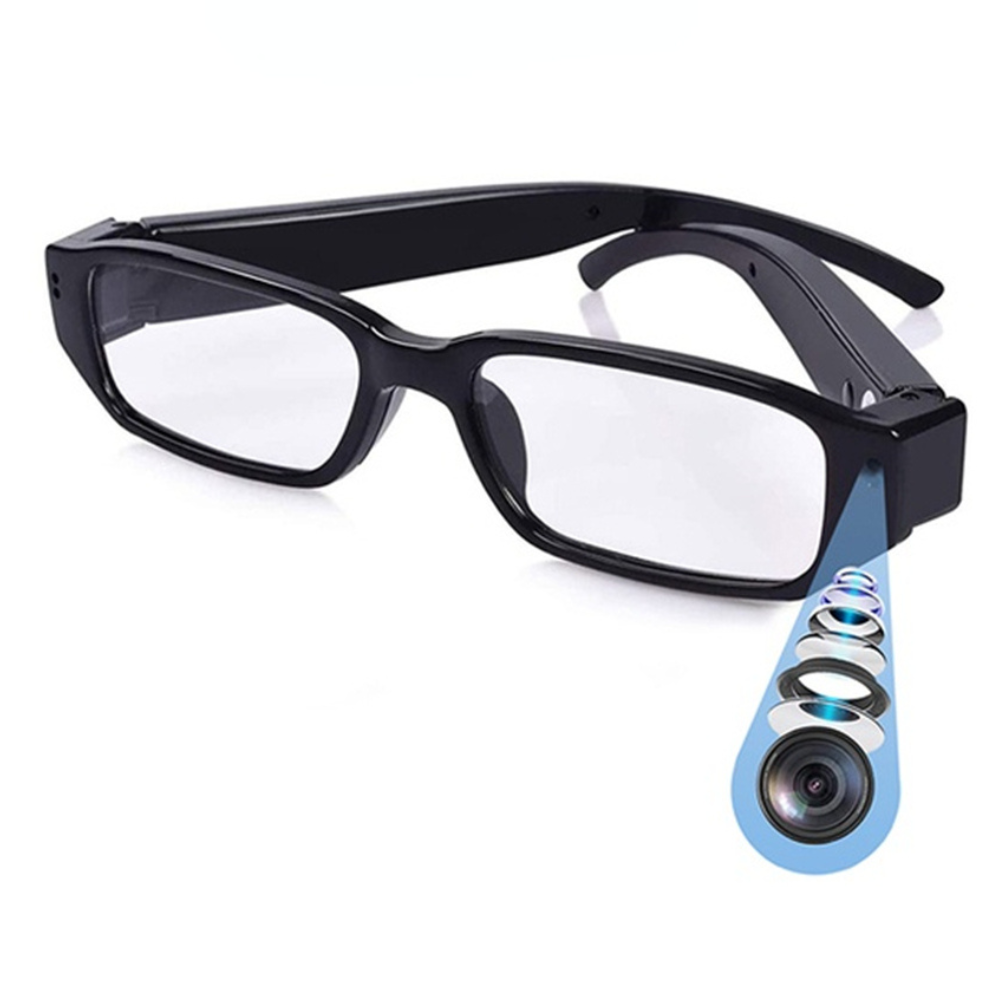 Clear View 4K Video Recording Surveillance Camera Eye Glasses Vernier