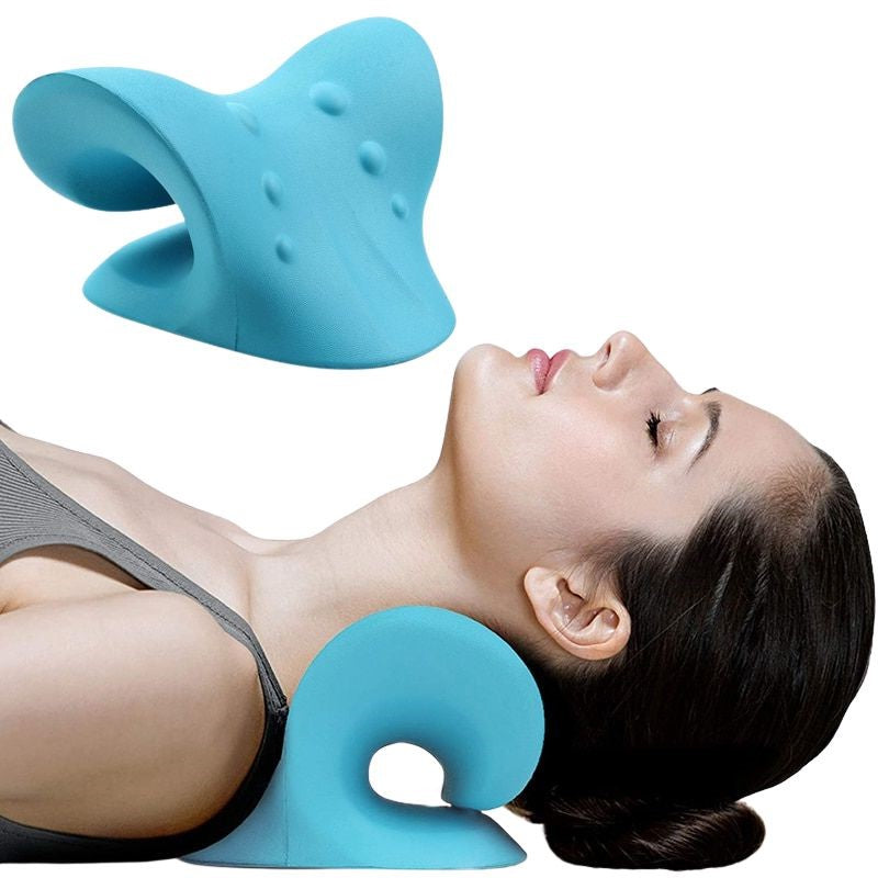 Neck Stretcher Cervical Chiropractic Traction Device Pillow for Pain Relief