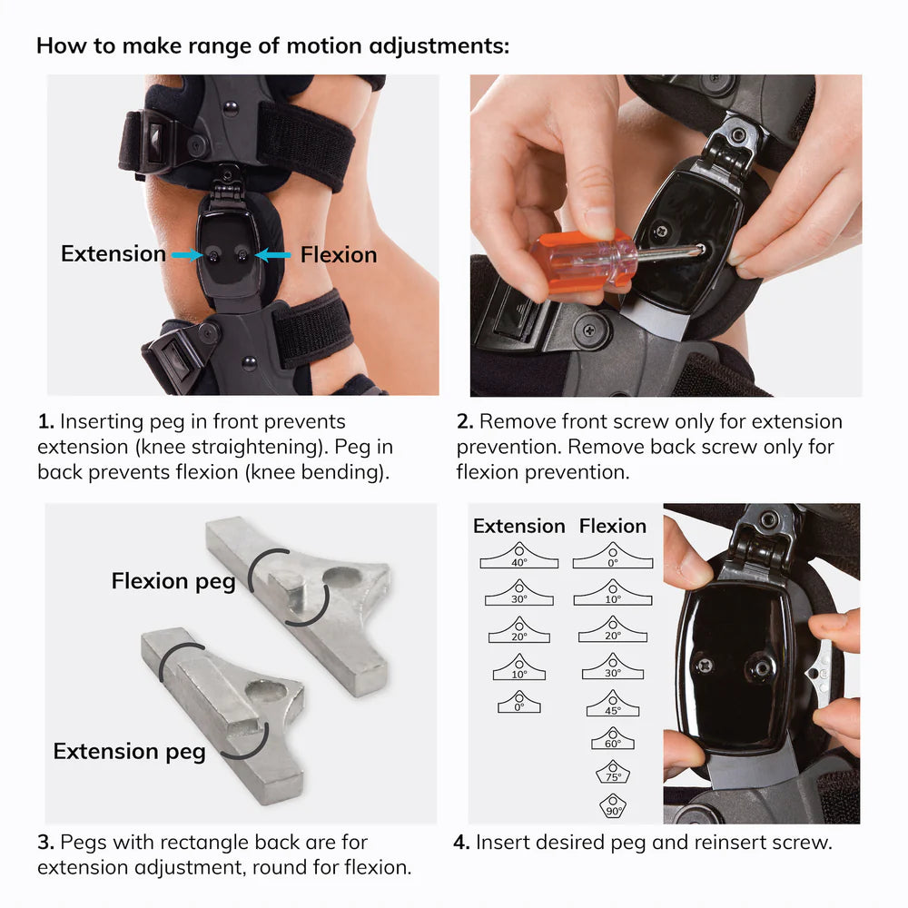 Osteoarthritis Unloader Knee Brace | Medial and Lateral OA Support for Bone on Bone Arthritis Pain