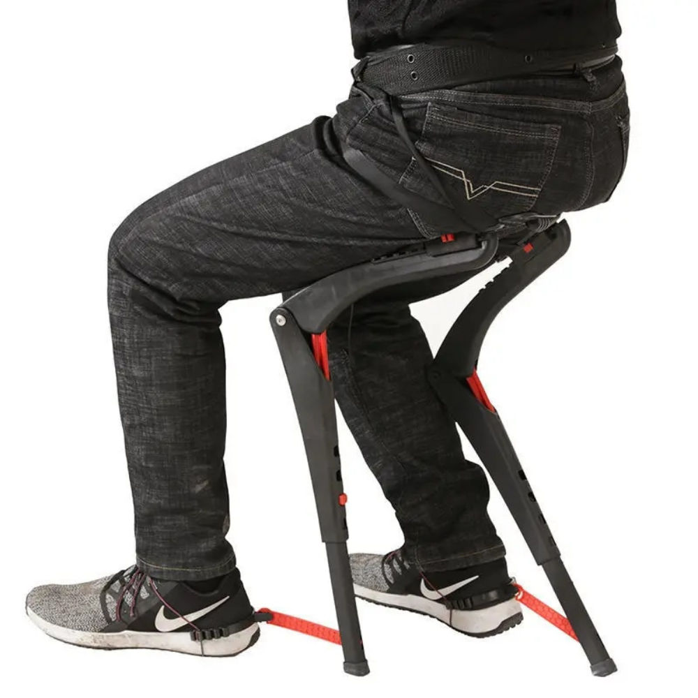 Portable Wearable Exoskeleton Outdoor Sports Folding Chair