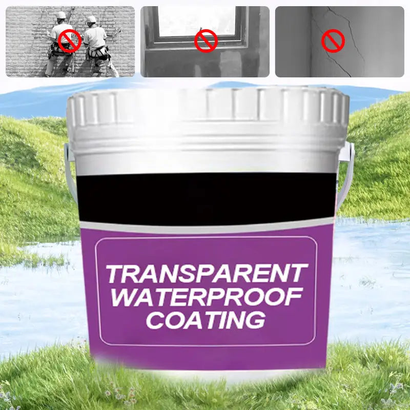 300g Transparent Waterproof Adhesive Exterior Walls Leak Proof Coating Bathroom Floor Crack Sealing Mold Proof