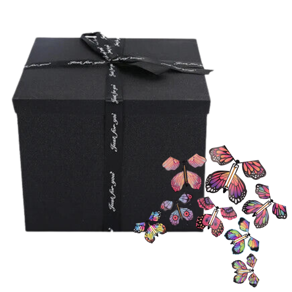 DIY Valentine's Day Magic Butterfly Photo Surprise Gift