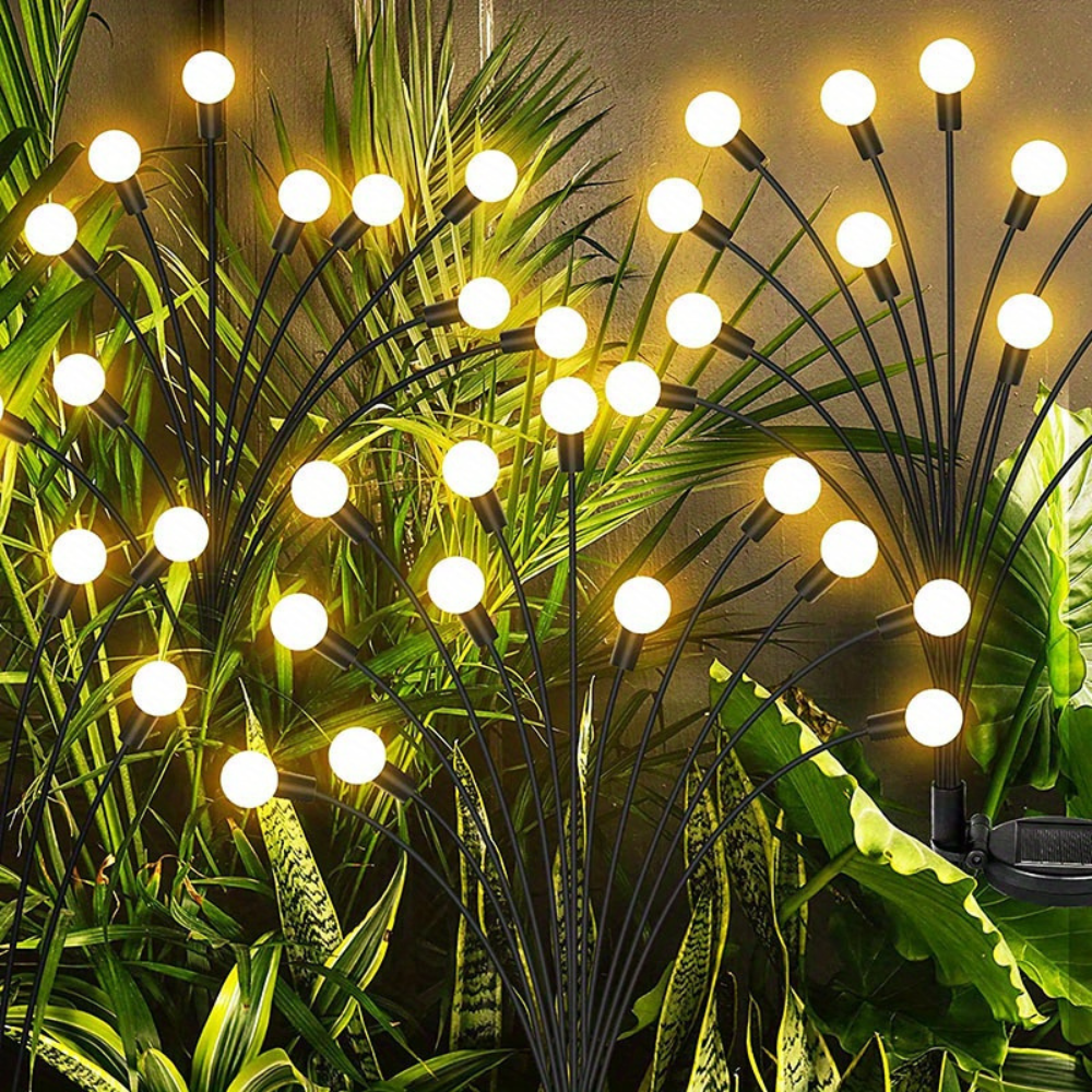 Swaying Solar Powered Firefly Lights for Outdoor Garden