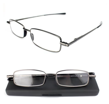 Compact Mens & Ladies Folding Reading Glasses