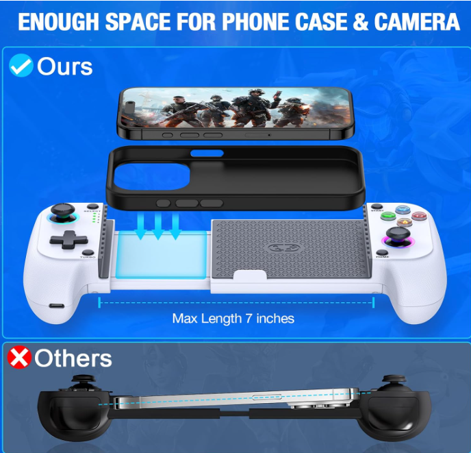 Wireless Mobile Gaming Controller for iPhone/Android