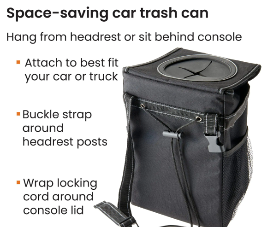 Car Trash Can