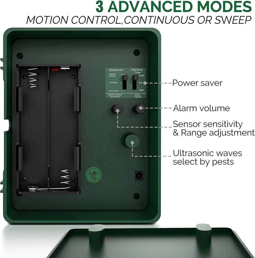 Woodpecker Ultrasonic Repeller for Effective Bird Control - Get Rid of Woodpeckers