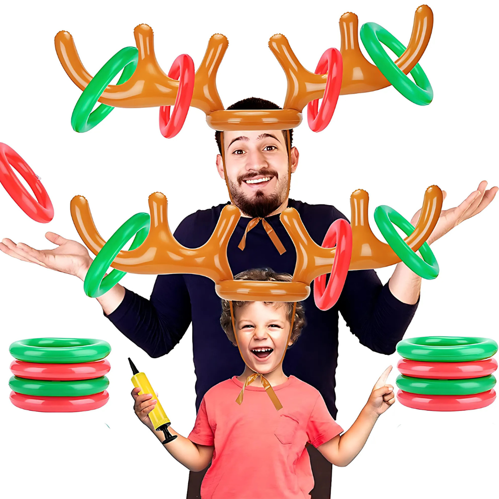 Reindeer Antler Ring Toss Christmas Game