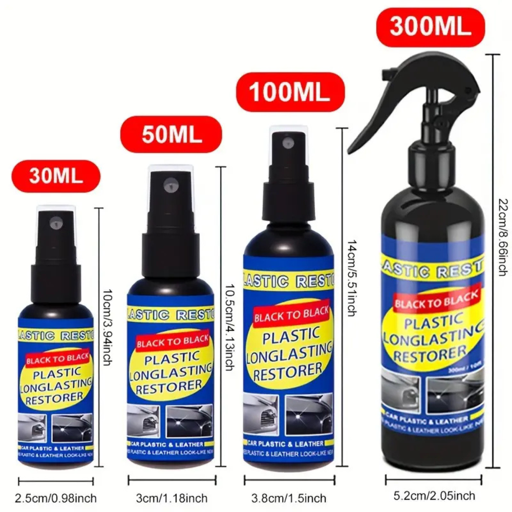 Car Plastic Restorer Back to Black Gloss Coating Repair Solution