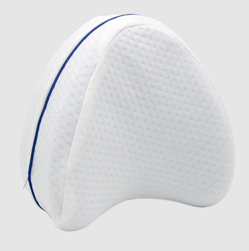 Orthopedic knee and leg pillow with memory foam