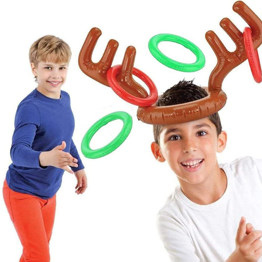 Reindeer Antler Ring Toss Christmas Game