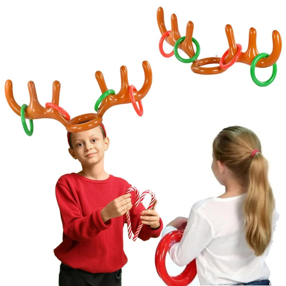 Reindeer Antler Ring Toss Christmas Game