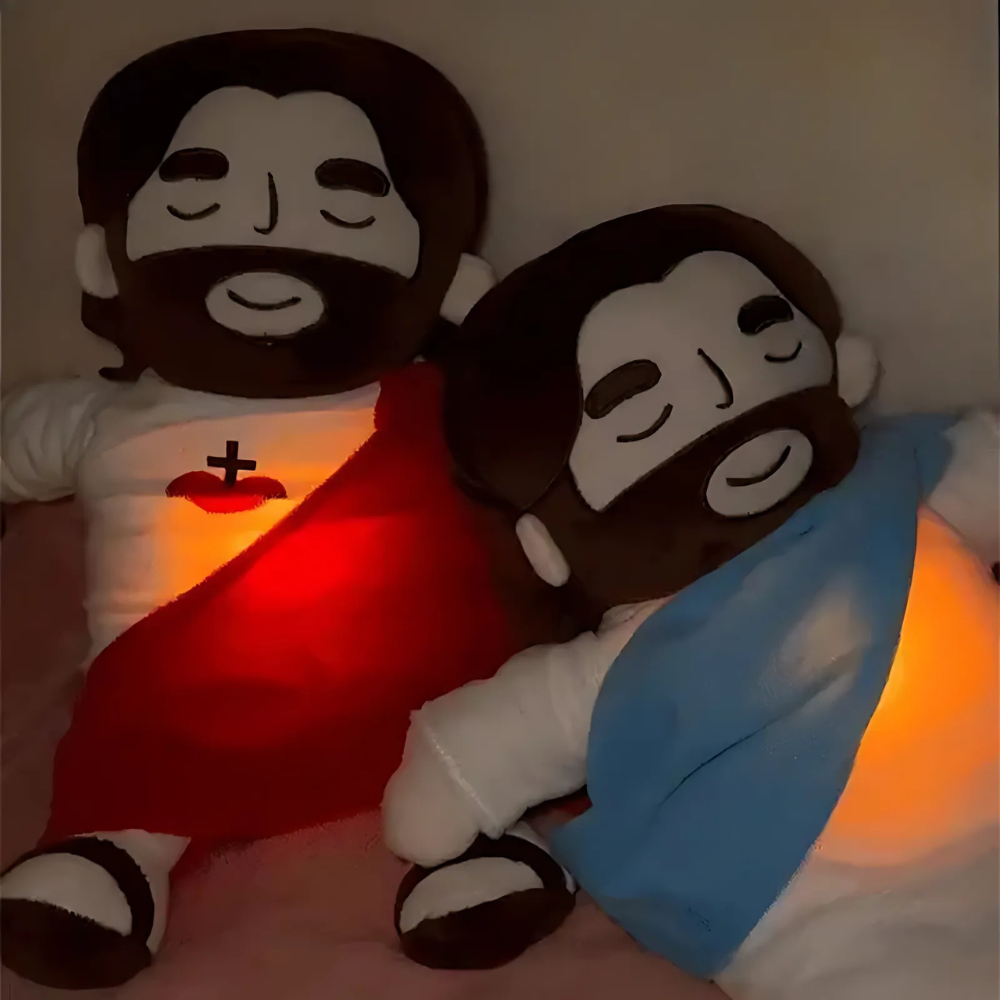 Breathing Jesus Soothing Plushie for Sleep Aid