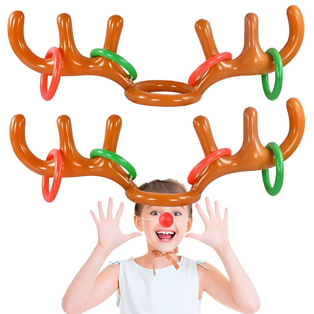 Reindeer Antler Ring Toss Christmas Game