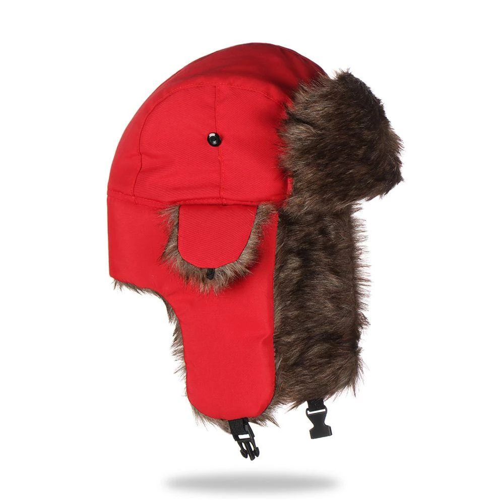 Cozy Faux Fur Winter Earflap Aviator Ski Hat