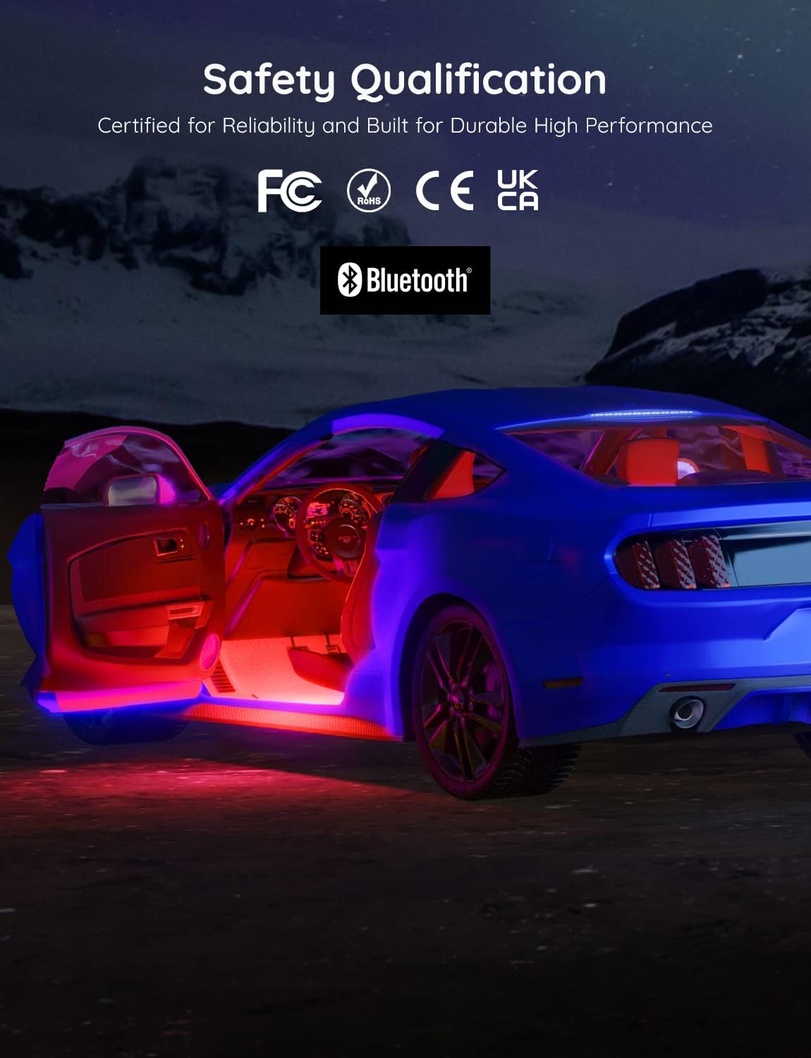 Smart Interior Car Led Light Strips