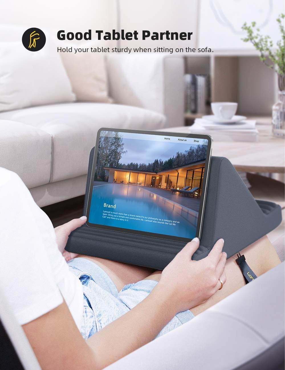 Tablet Pillow Stand Works With All Tablets