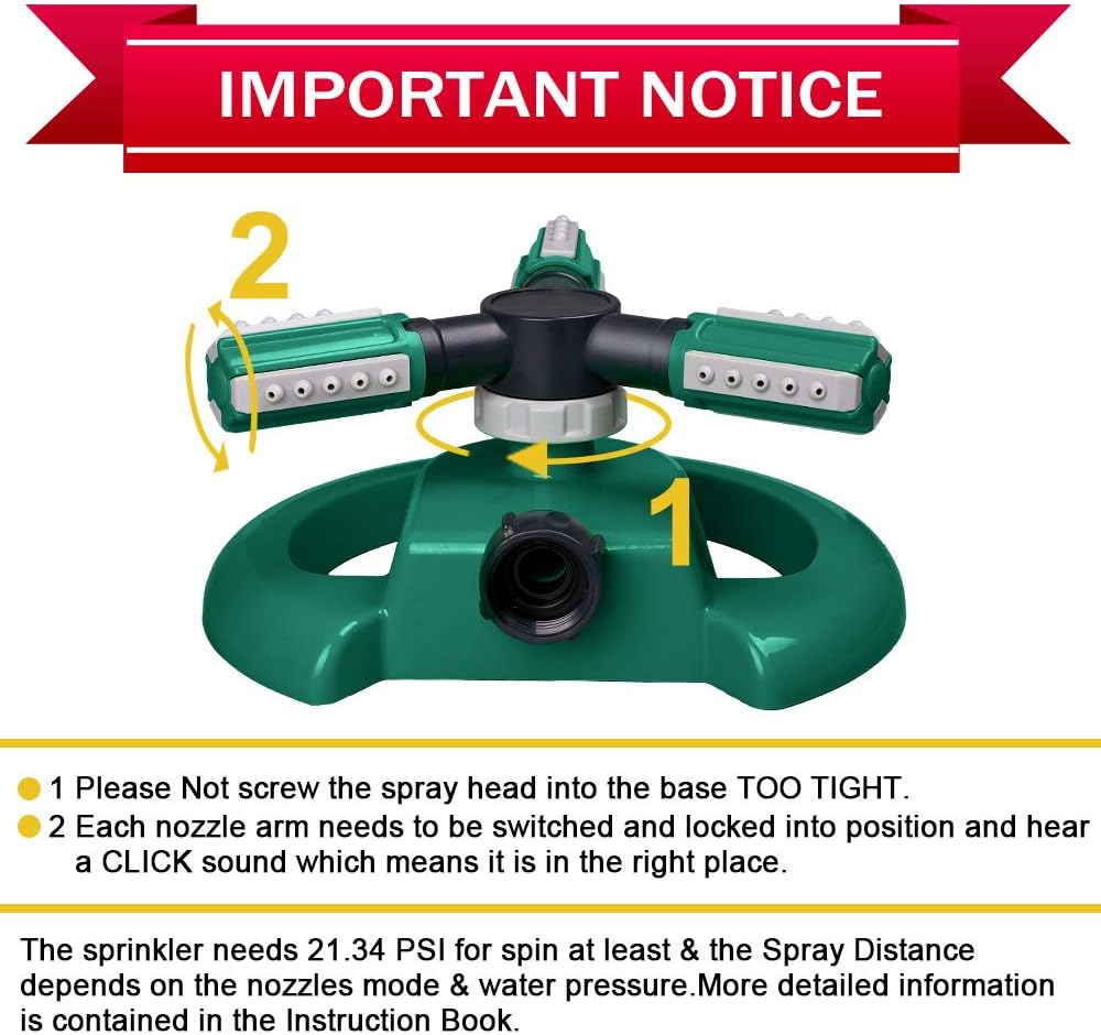 Garden Lawn Water Sprinkler