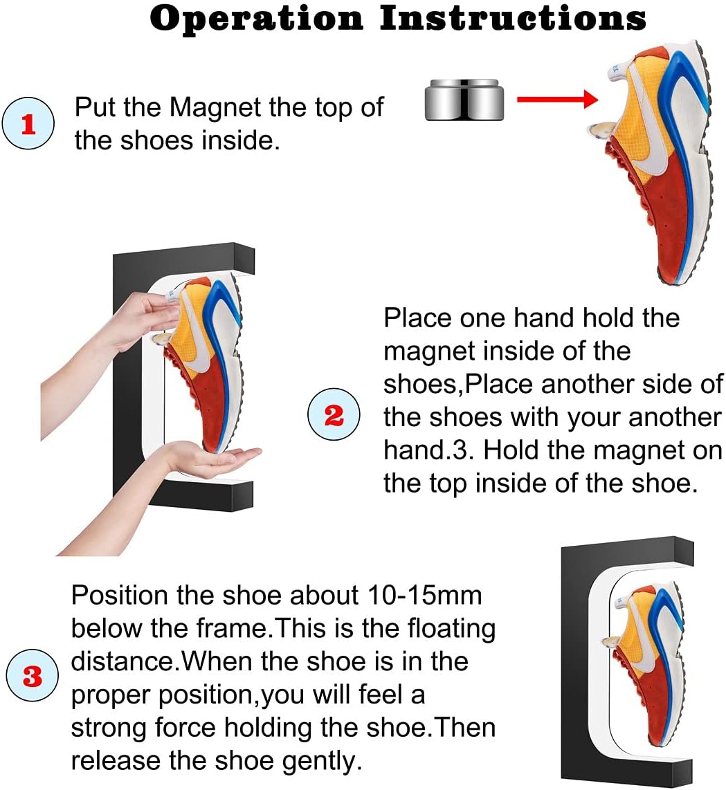 Magnetic Floating Levitating Shoe Display