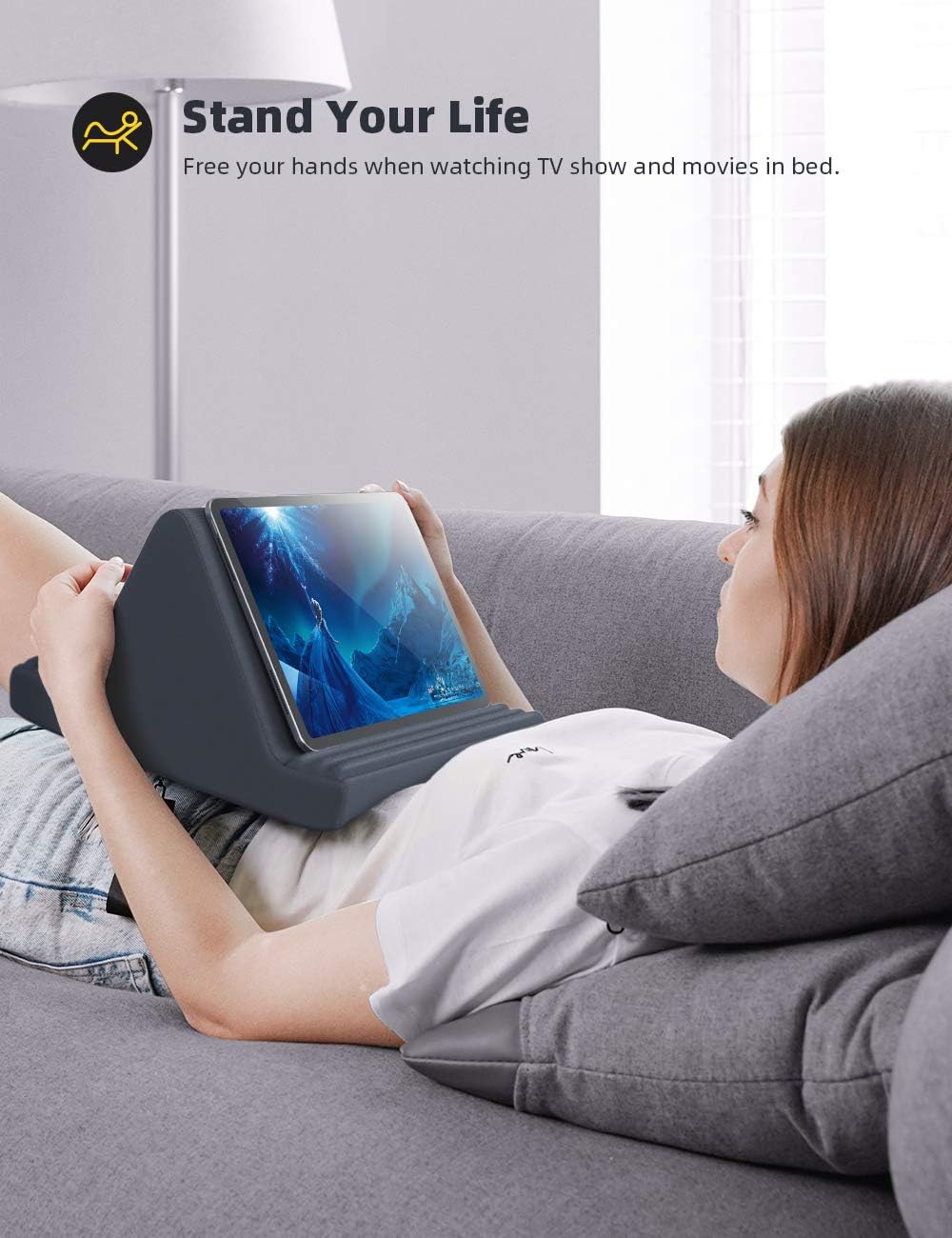 Tablet Pillow Stand Works With All Tablets