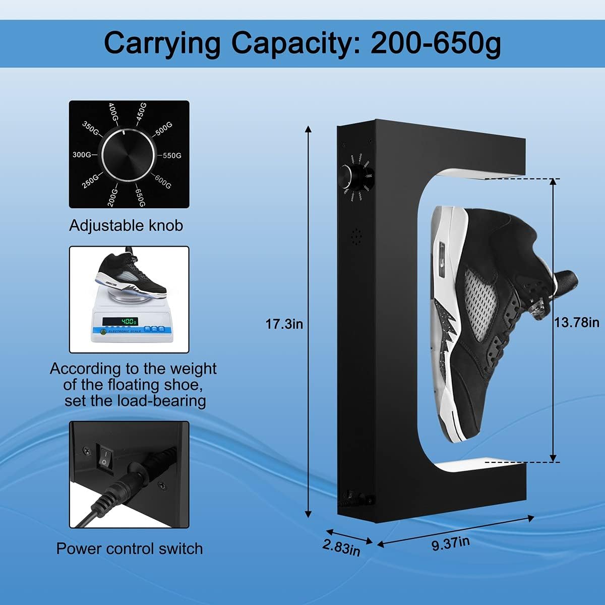 Magnetic Floating Levitating Shoe Display