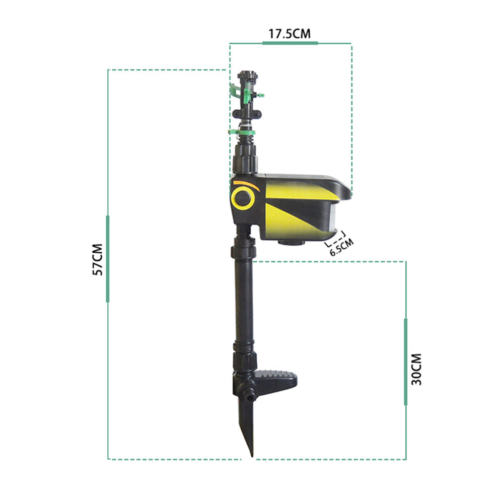 Motion Activated Sprinkler for Deer Solar Powered - Get Rid Of Deer