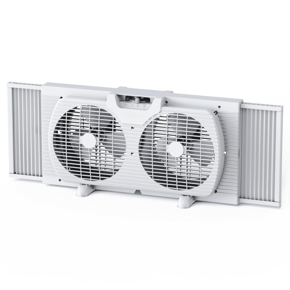 InstaBreeze Powerful Twin Window Cooling Fan System