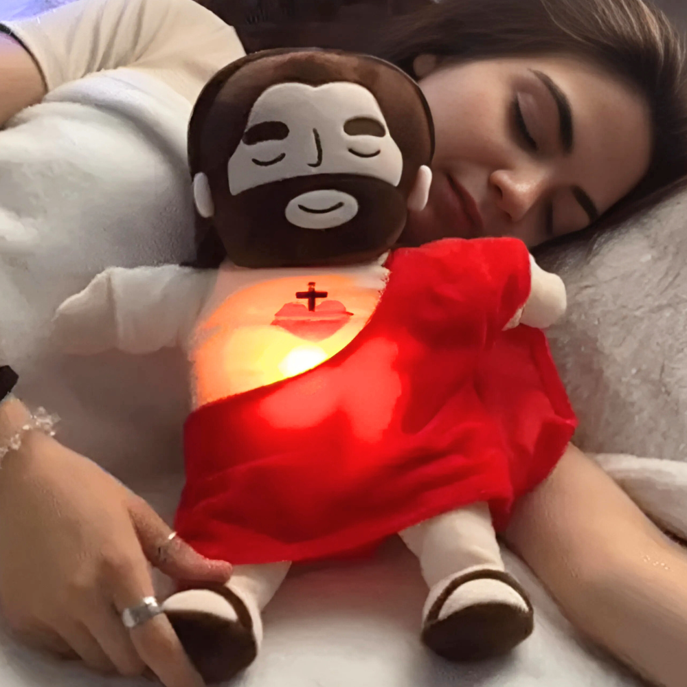 Breathing Jesus Soothing Plushie for Sleep Aid