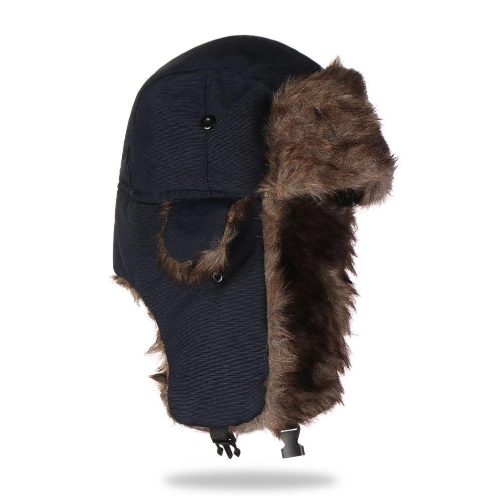 Cozy Faux Fur Winter Earflap Aviator Ski Hat