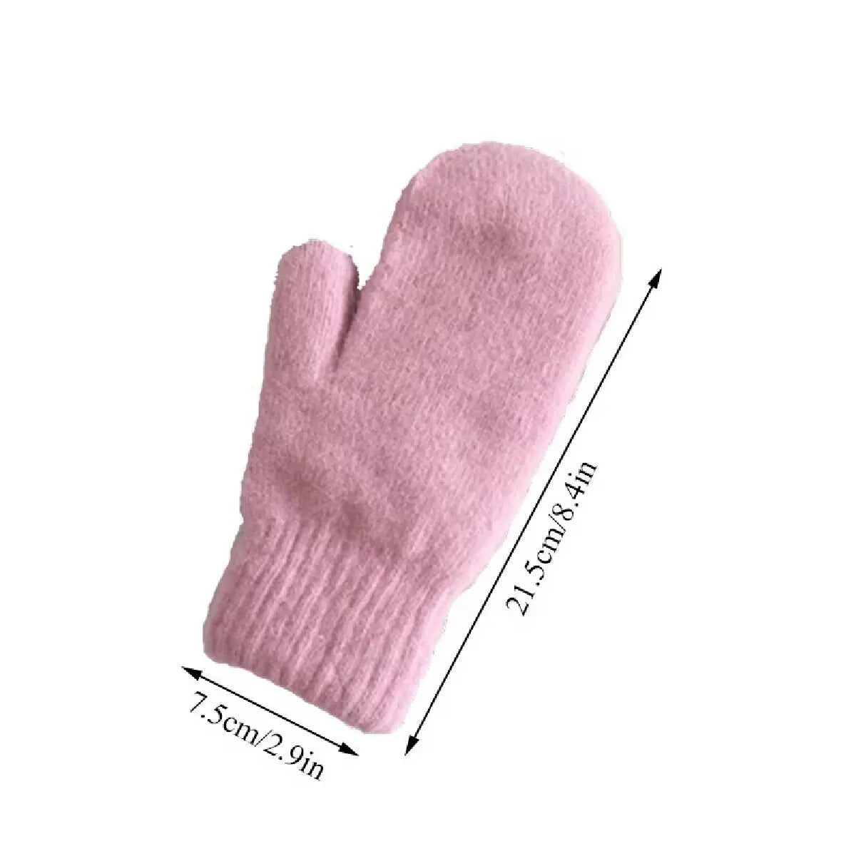 Cashmere Knit Mittens Winter for Women