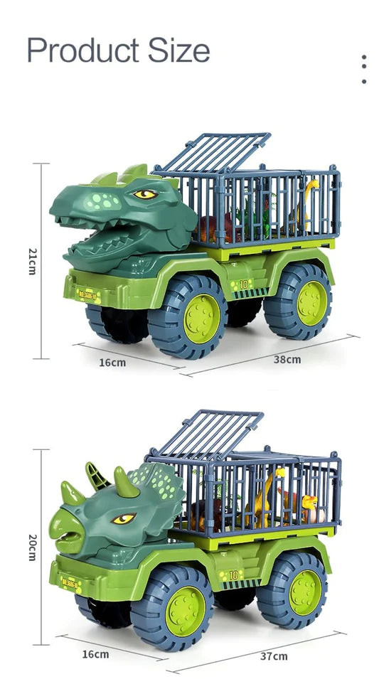 XL Dinosaur Transportation Excavator Truck