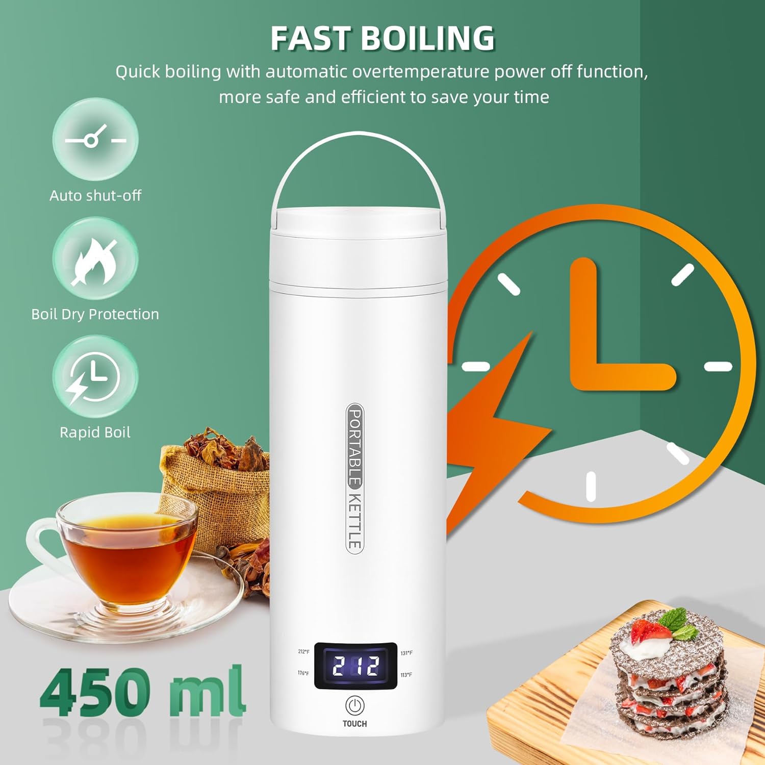 Portable Electric Travel Kettle