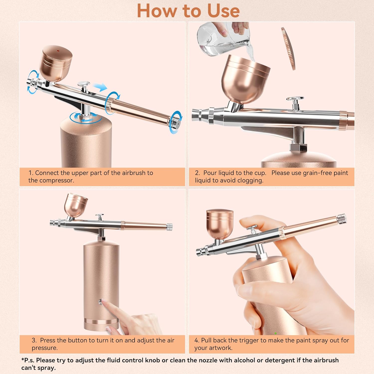 Cordless Airbrush Kit