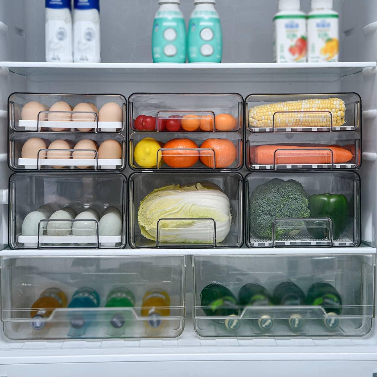 Egg Container Holder For Fridge