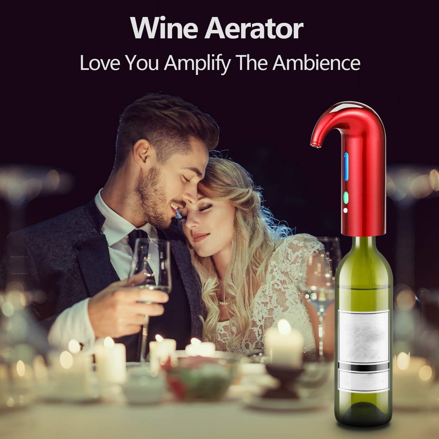 Electric Wine Aerator Pourer Dispenser