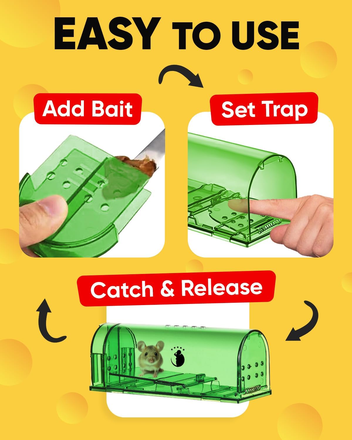 4-Pack Mouse Trap