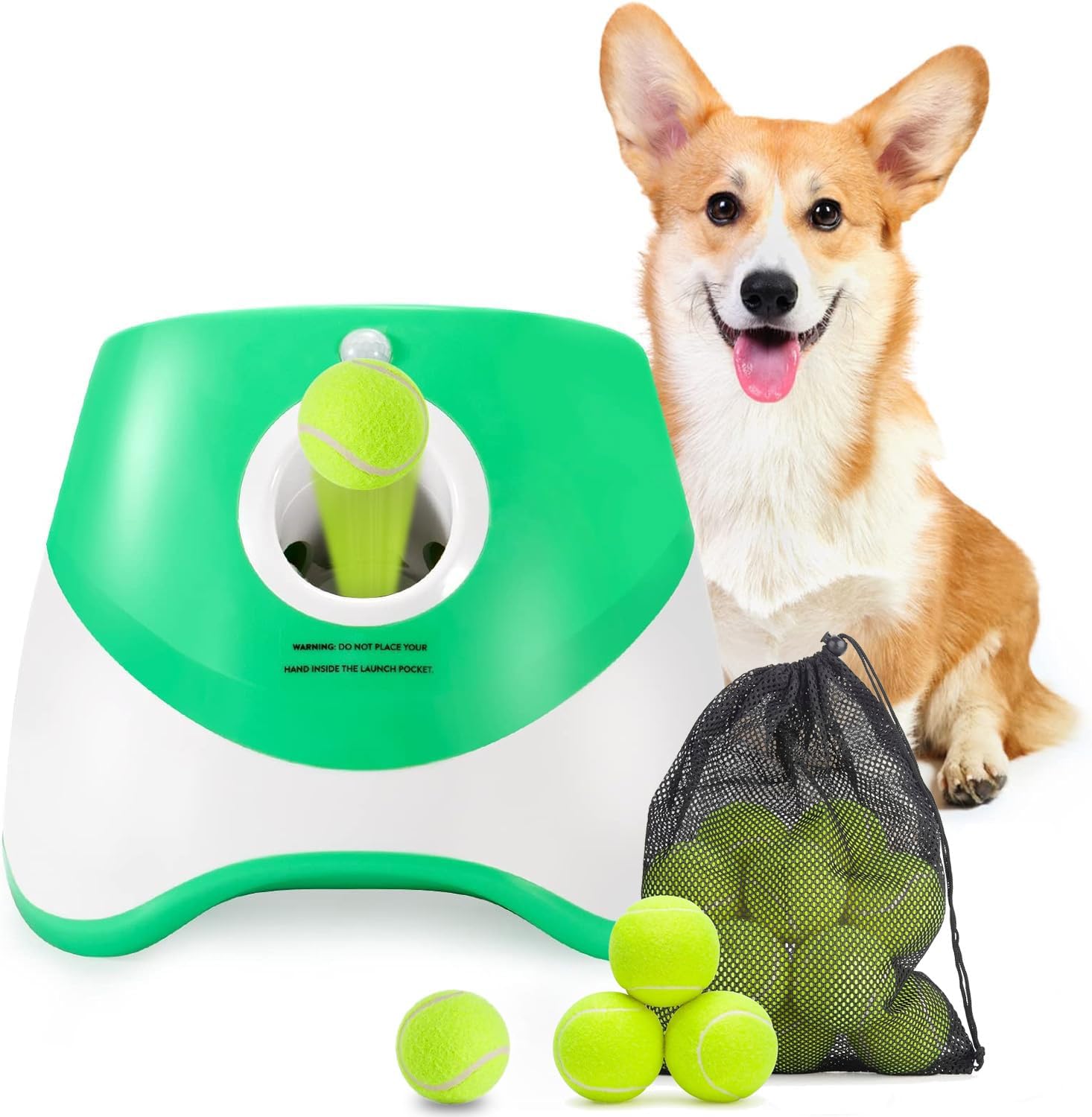 Automatic Dog Ball Thrower With 3 Distance Settings