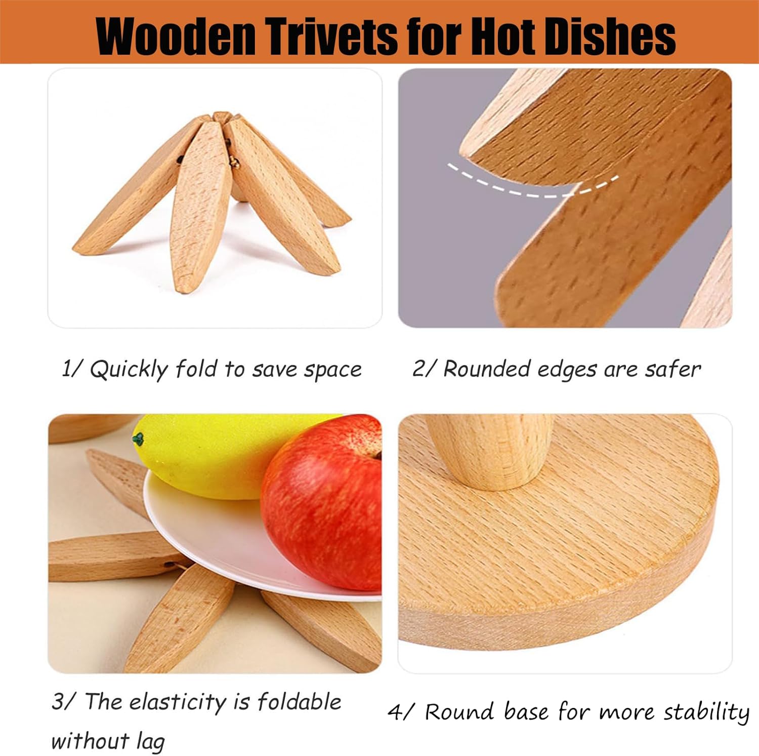 Wooden Trivets For Hot Dishes