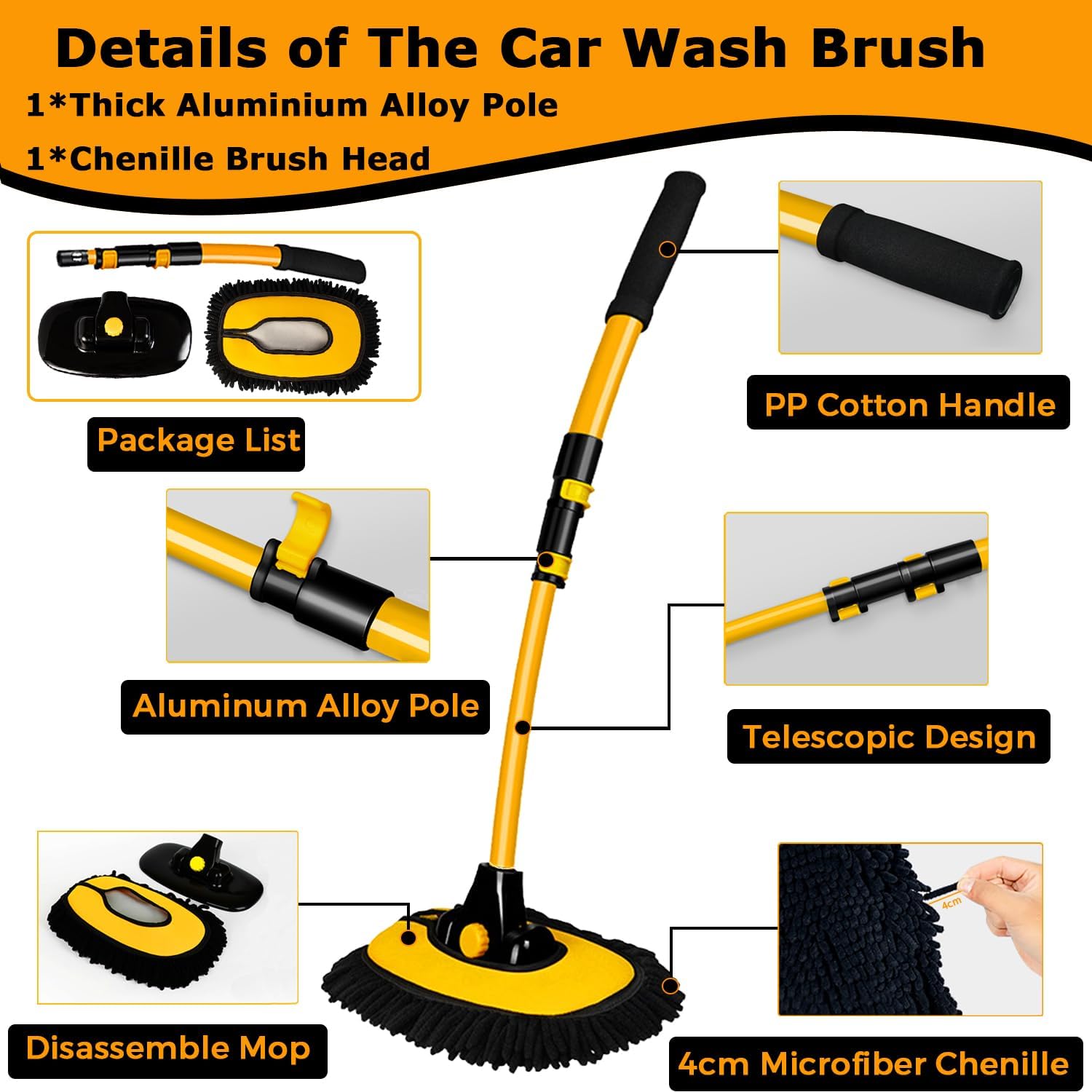 Professional Car Wash Brush