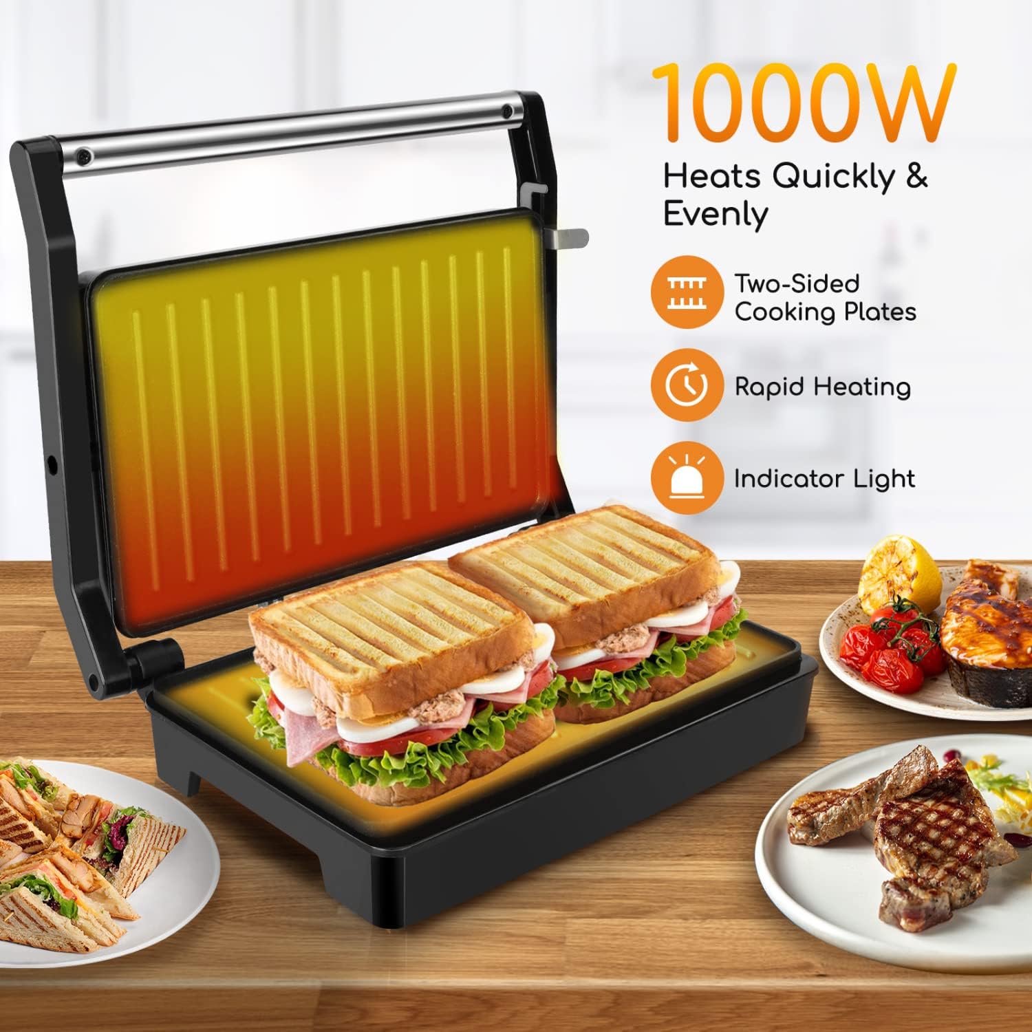 Panini Press Sandwich Maker