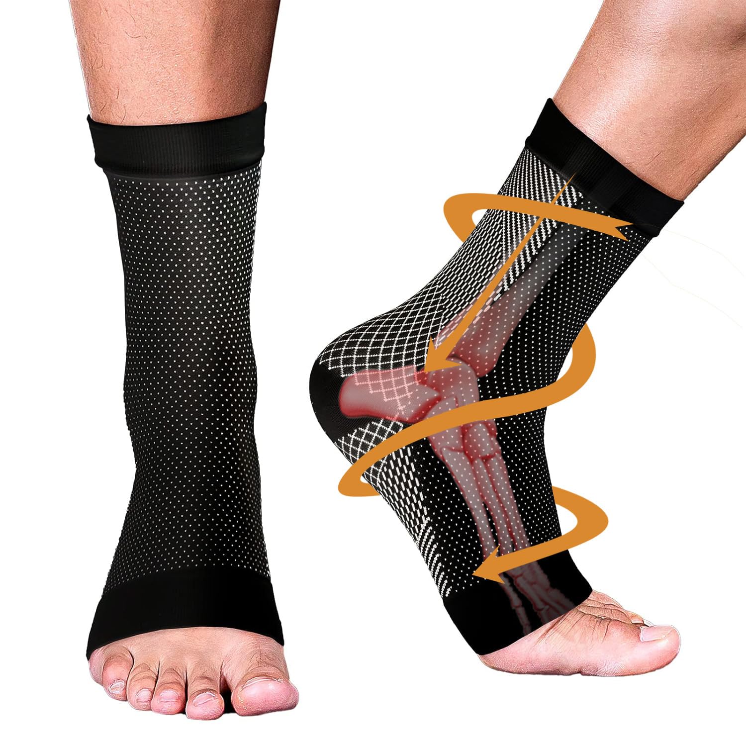4 Pairs of Premium Therapy Socks For Men and Women