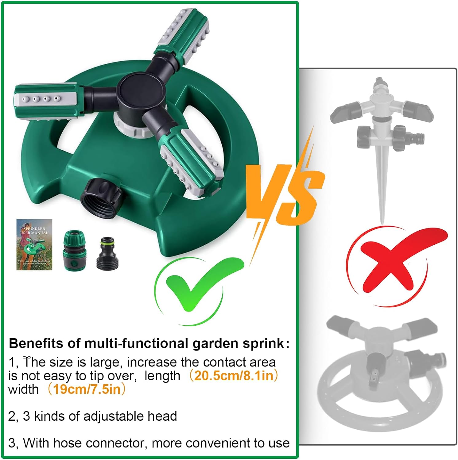 Garden Lawn Water Sprinkler