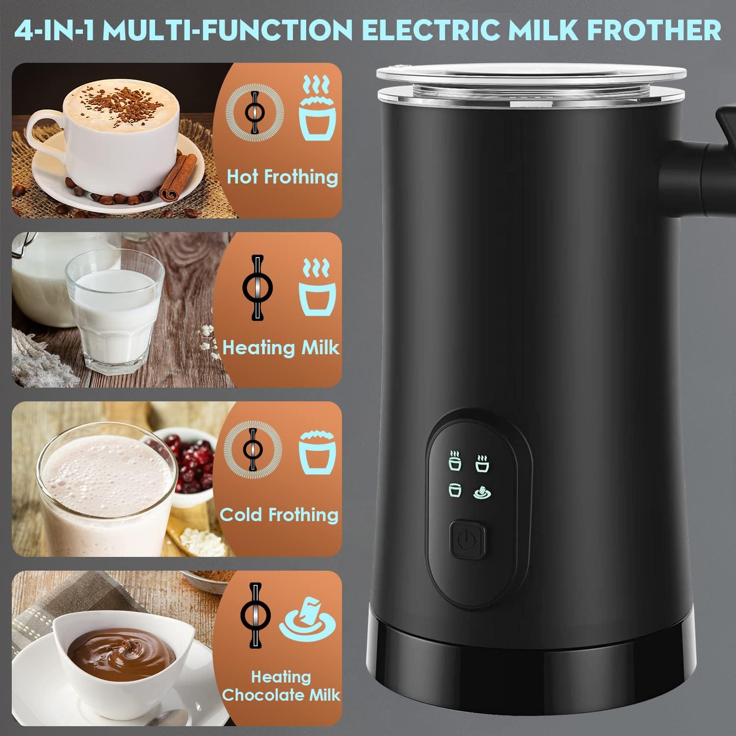 Instant Electric Pot Milk Frother Steamer