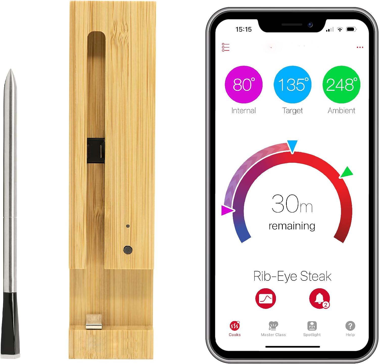 Wireless Smart Meat Thermometer