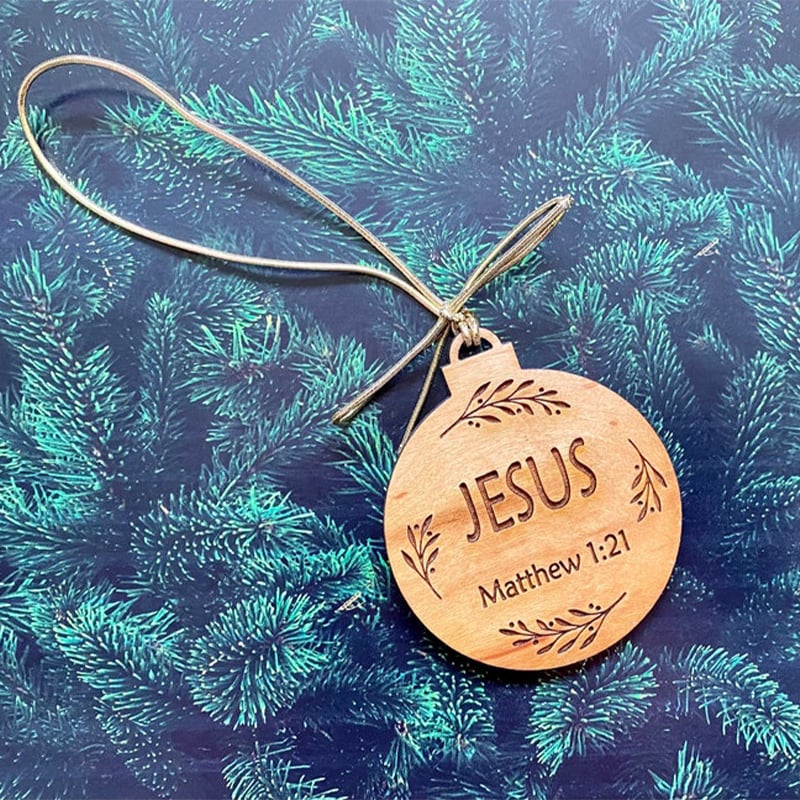 Names Of Jesus Jesus Advent Ornaments Christmas Hanging Decoration