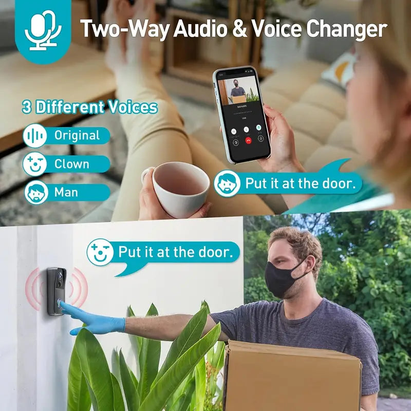 Wireless Wi-Fi Video Doorbell