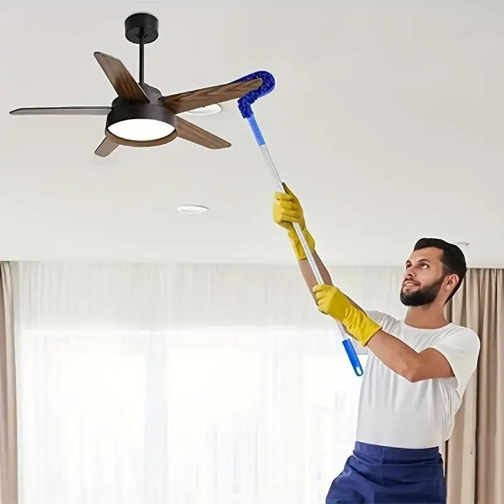 Flexible Extendable High Reach Microfiber Ceiling Fan Duster