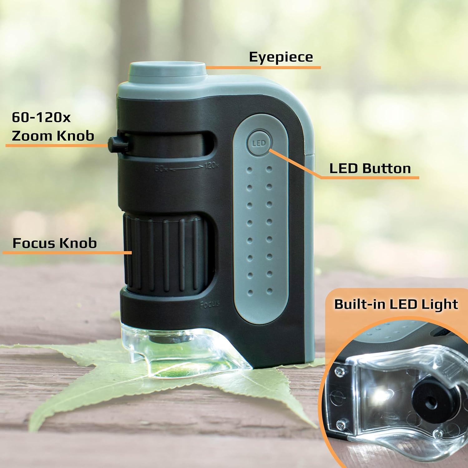 Portable Handheld Pocket Microscope