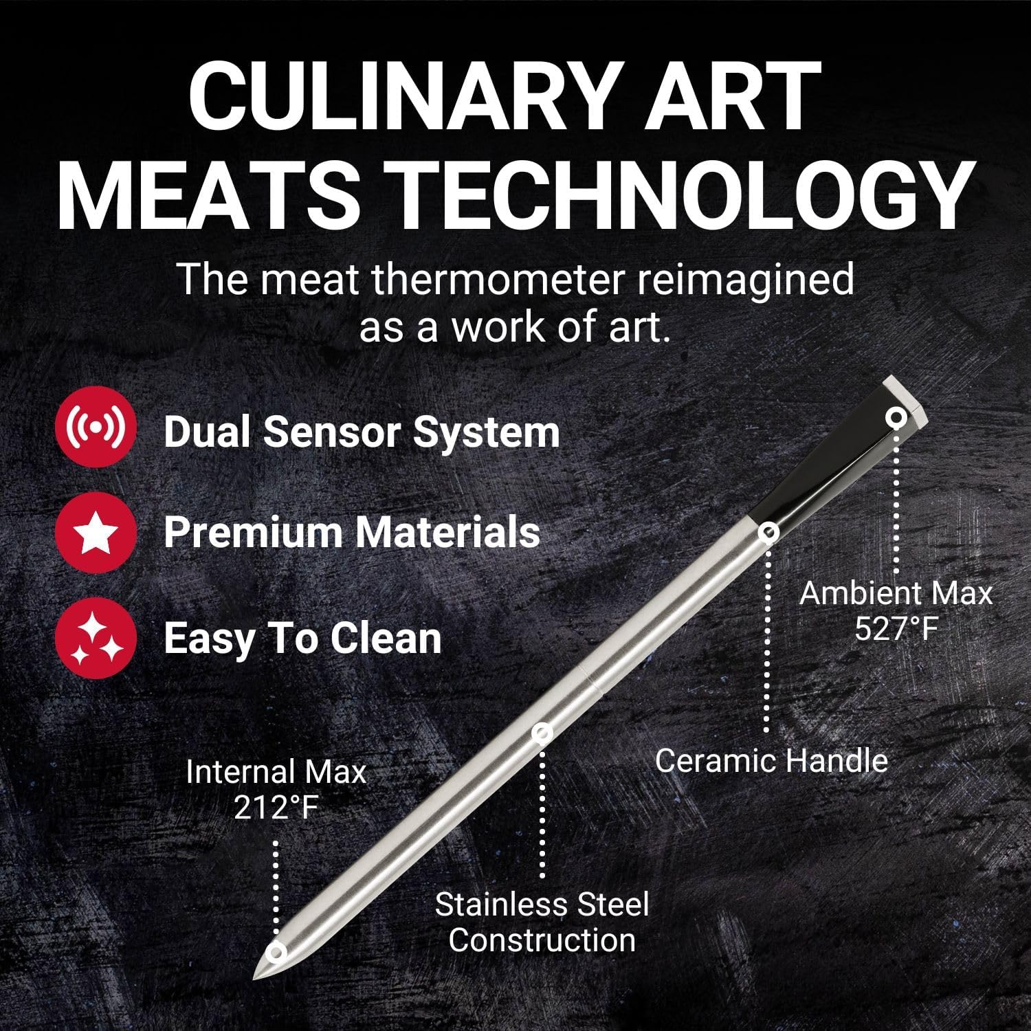 Wireless Smart Meat Thermometer