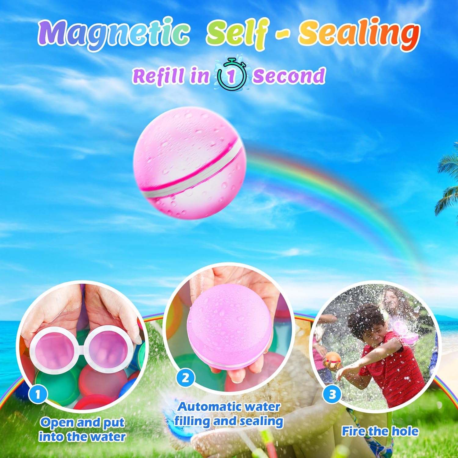 Reusable Magnetic Water Balloons